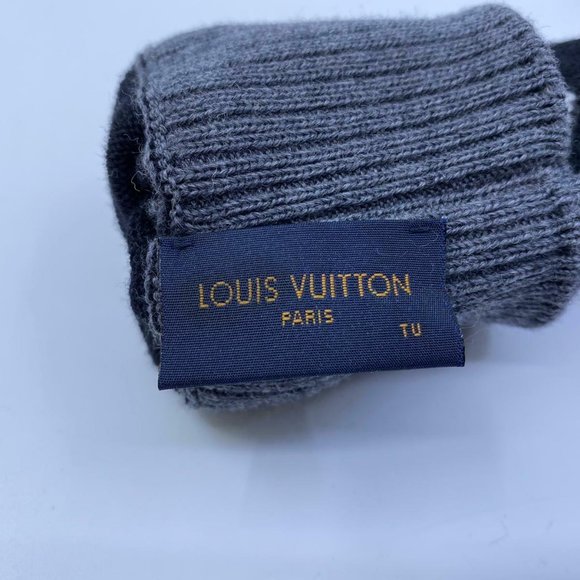 New Louis Vuitton 100% Wool LV Varsity Gloves - Picture 4 of 7